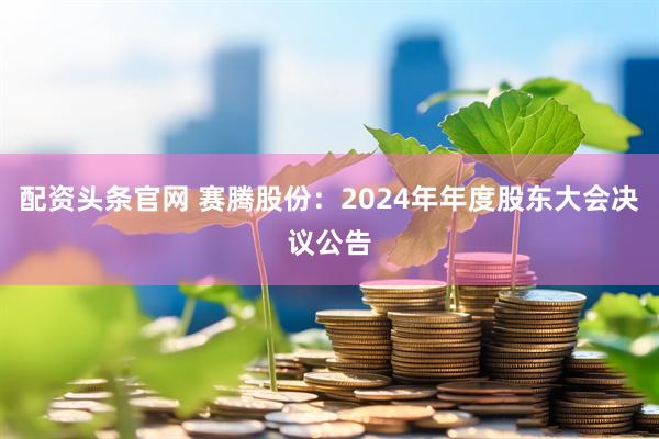 配资头条官网 赛腾股份：2024年年度股东大会决议公告